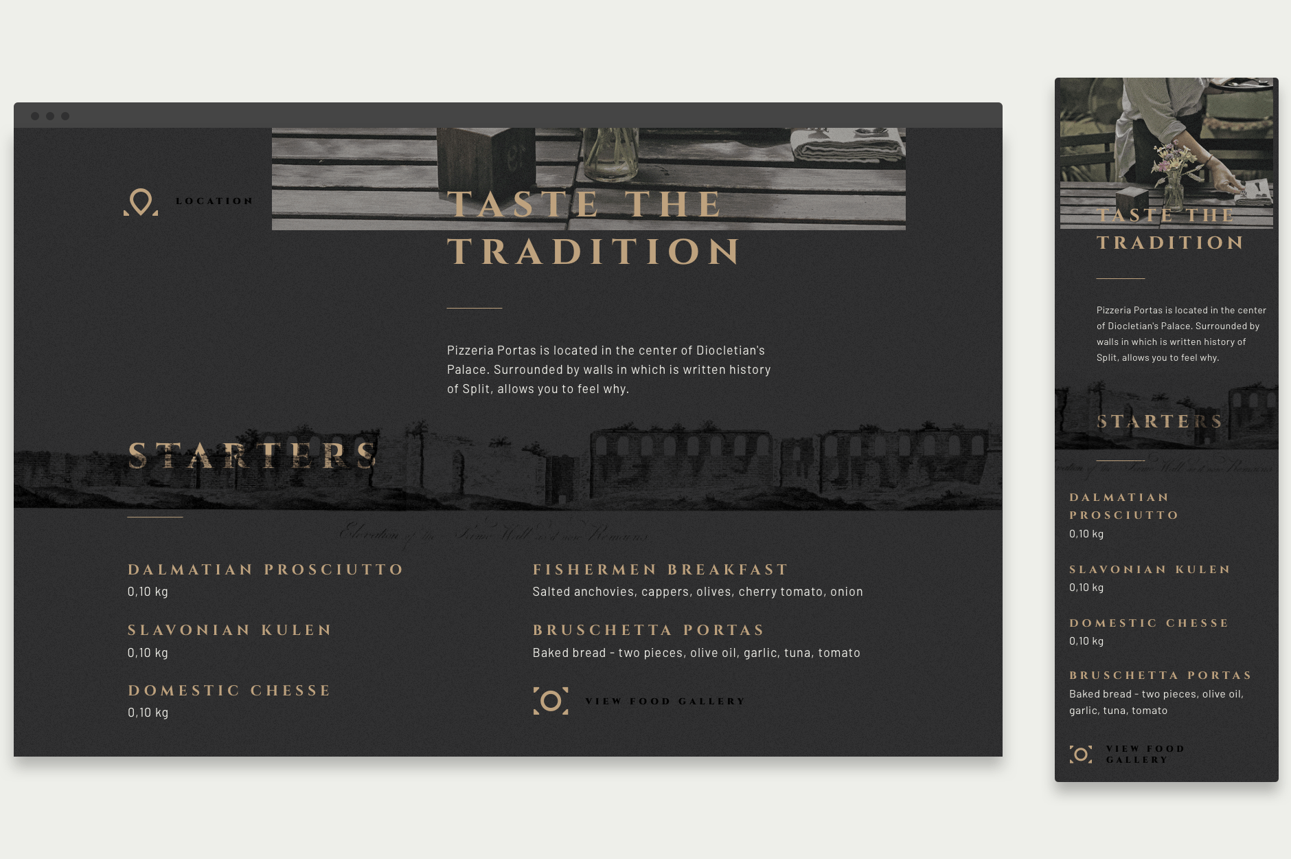 Restaurant Menu Design