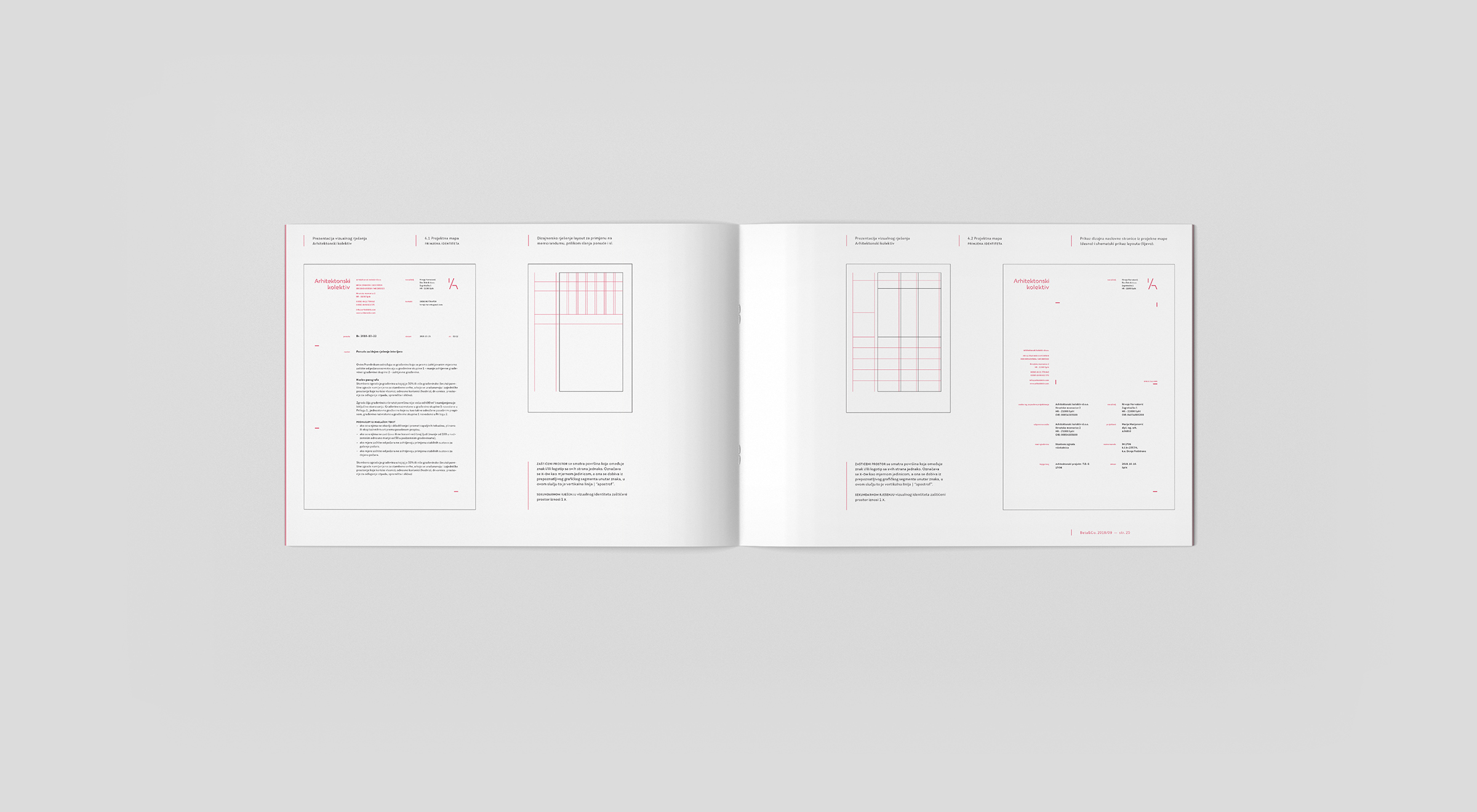 Visual identity for an architectural office